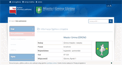 Desktop Screenshot of bip.gorzno.pl