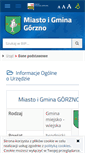 Mobile Screenshot of bip.gorzno.pl
